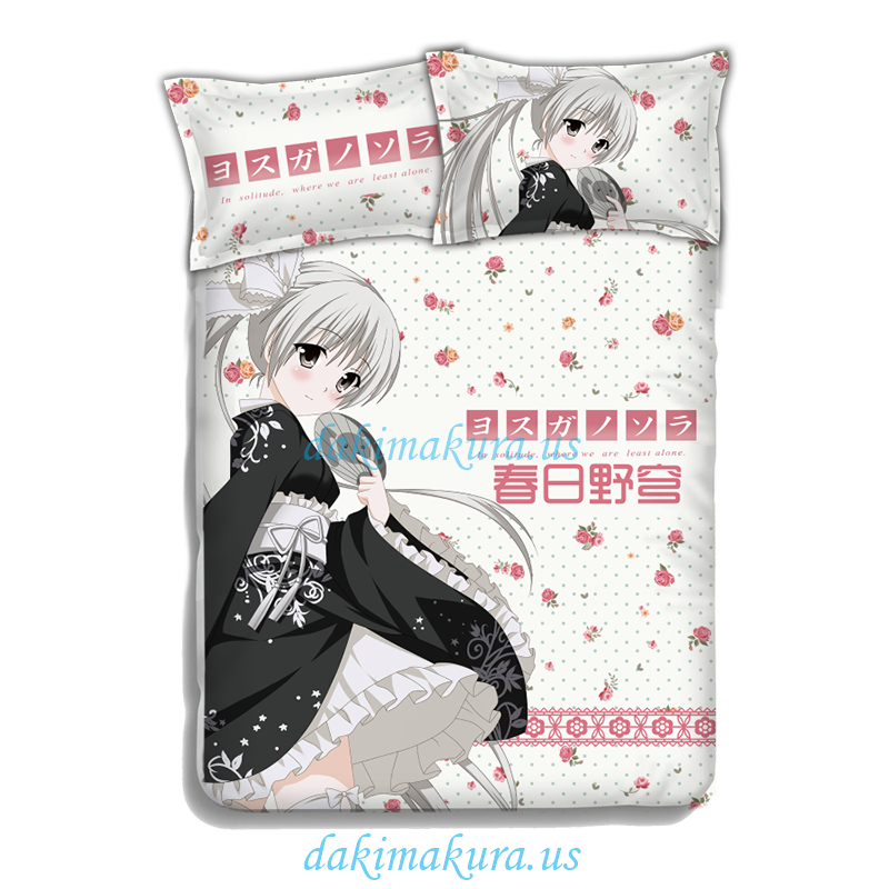 Sora Kasugano - Yosuga no Sora Japanese Anime Bed Blanket Duvet Cover with Pillow Covers
